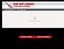 Tablet Screenshot of newwaycartage.co.za